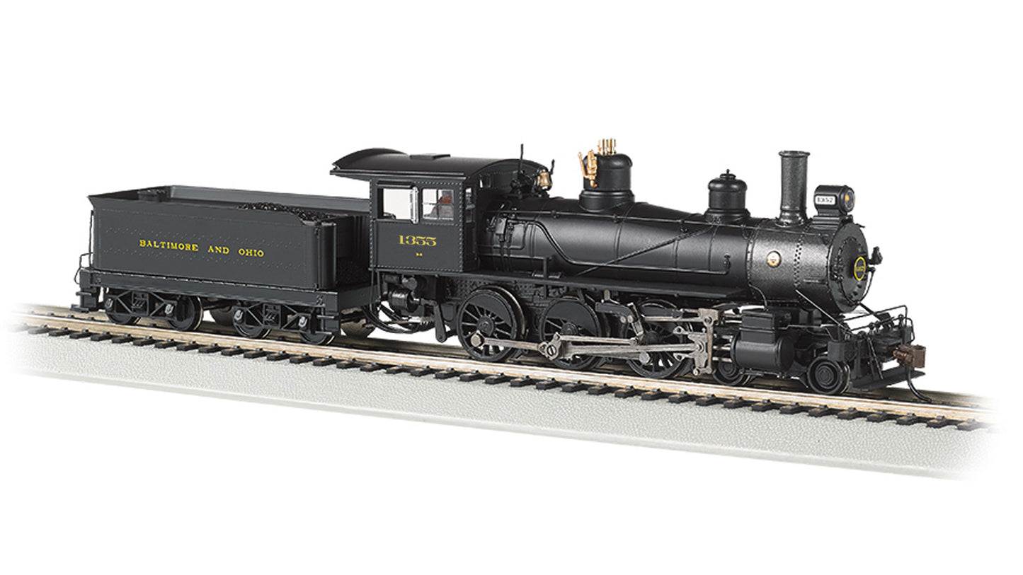 Bachmann 52207 HO Baltimore and Ohio Baldwin 4-6-0 Steam Locomotive #1355