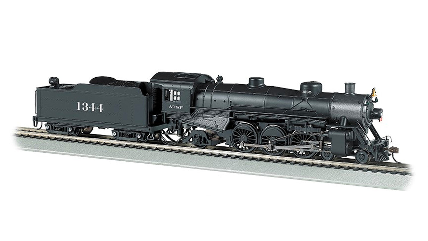 Bachmann 52901 HO Santa Fe USRA 4-6-2 Light Pacific Steam Locomotive #1344