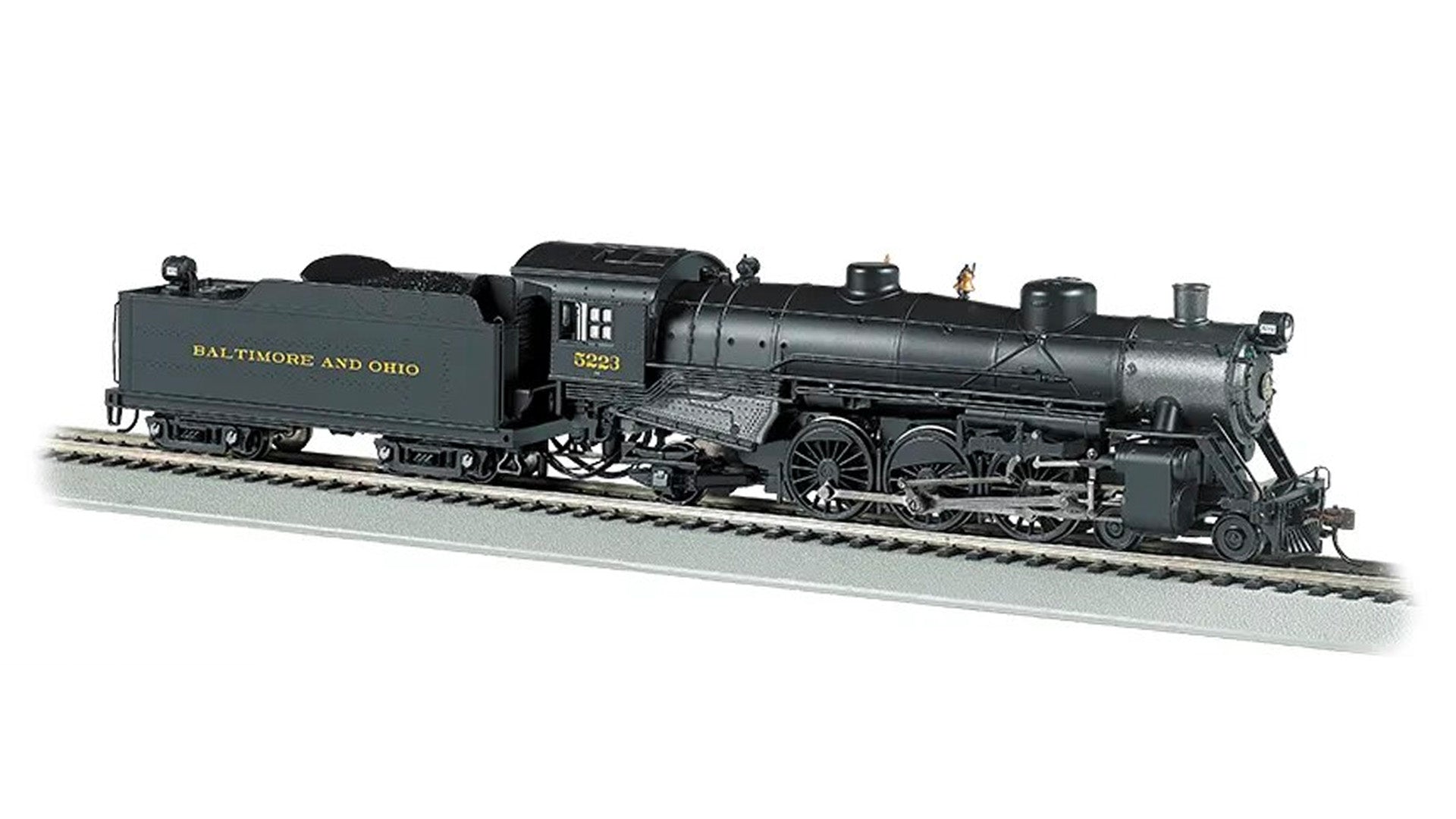 Bachmann 52903 HO B&O USRA 4-6-2 Light Pacific Steam Locomotive #5223