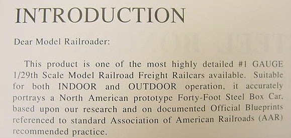 Aristo-Craft 46058 British Columbia Boxcar #4039