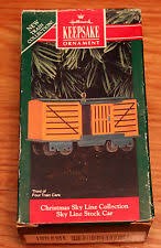 Hallmark 05314 "Christmas Sky Line Collection" Sky Line Stock Car Ornament4901