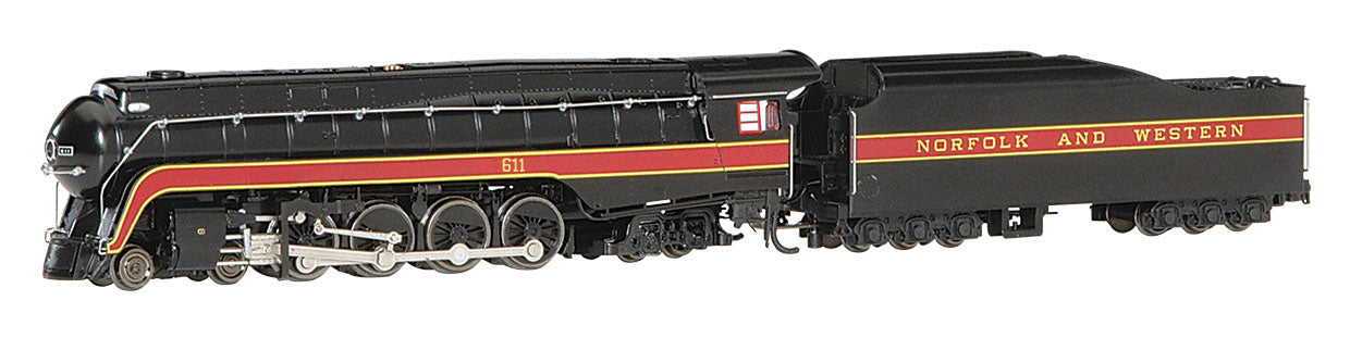Bachmann 53253 N N&W 4-8-4 Class J Steam Locomotive with DCC & Sound #611