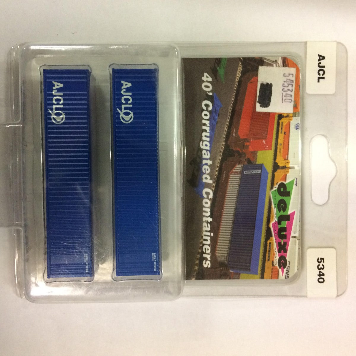 Deluxe Innovations 5340 N Scale AJCL 40' Corrugated Containers (Pack of 2)