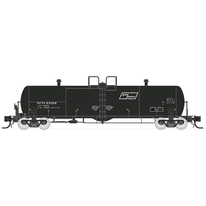Rapido Trains 535008 N NCTX North American 20,000 Gallon Tank Set #2 (Pack of 6)