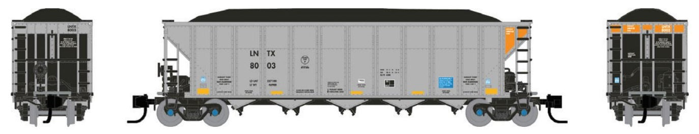 Rapido Trains 538034A N LNTX AutoFlood III RD Coal Hopper #1