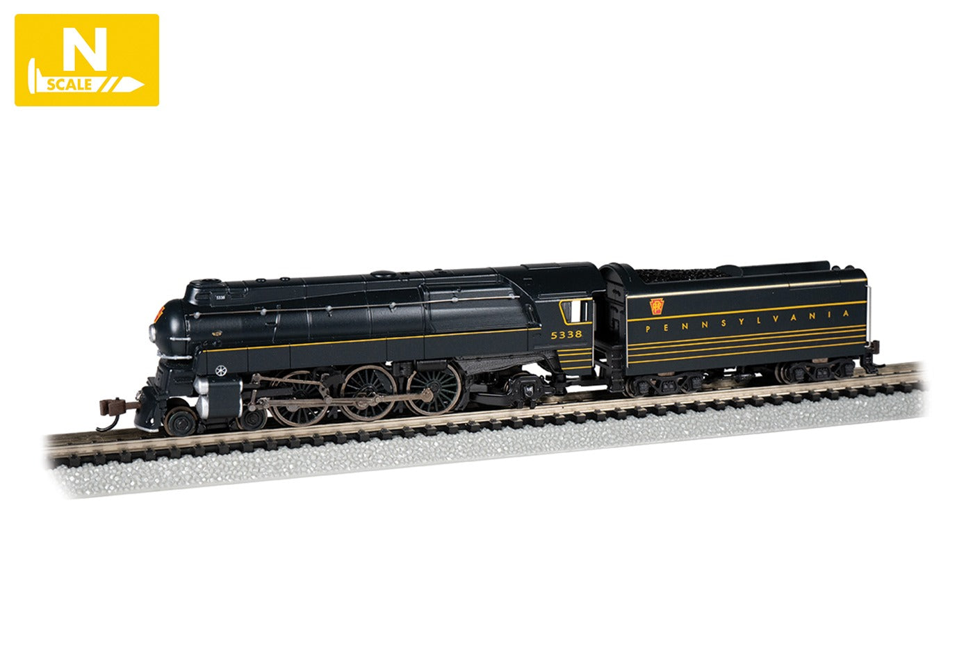 Bachmann 53954 N PRR K4 4-6-2 Pacific Steam Locomotive DCC/Sound #5338