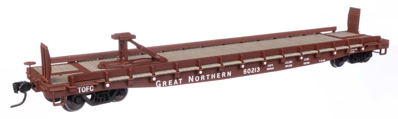 Walthers 910-50505 HO GN 53' GSC Piggyback Service Flatcar RTR #60213