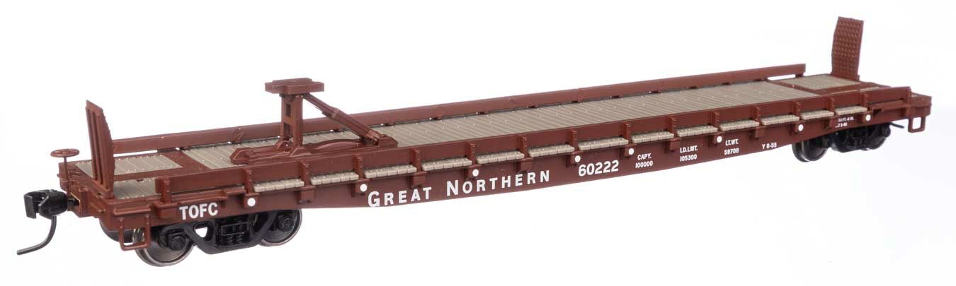 Walthers 910-50506 HO GN 53' GSC Piggyback Service Flatcar RTR #60222