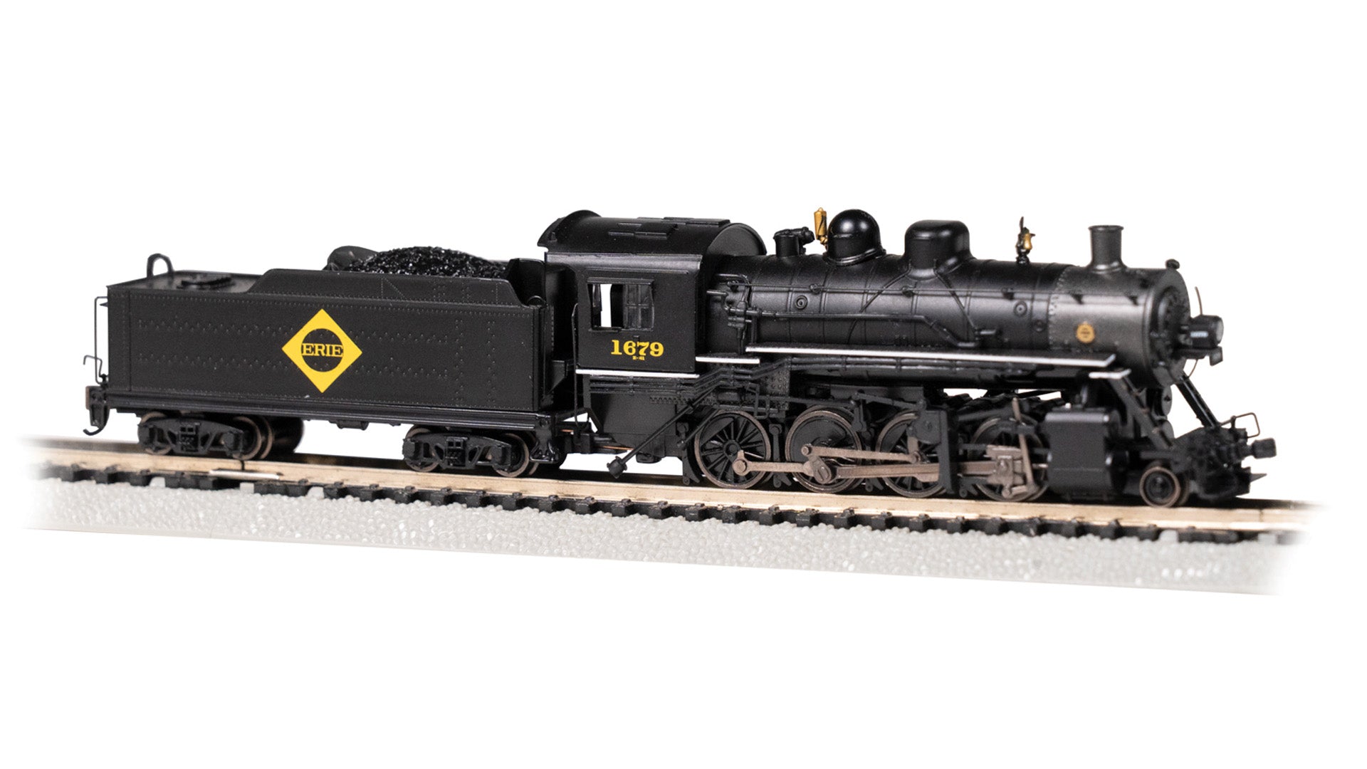 Bachmann 54152 N Erie Baldwin 2-8-0 Consolidation Steam Locomotive #1679