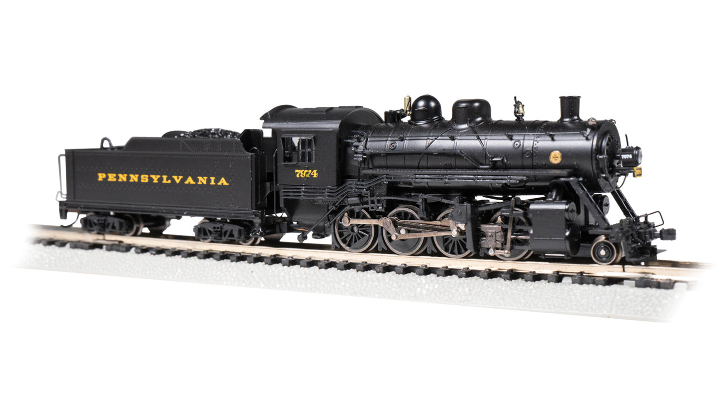 Bachmann 54154 N PRR Baldwin 2-8-0 Consolidation Steam Locomotive #7974