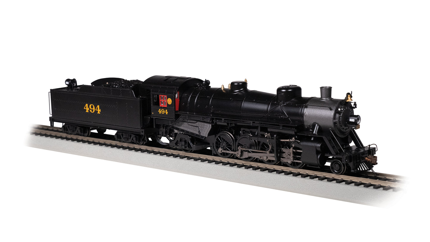 Bachmann 54408 HO Seaboard USRA 2-8-2 Light Mikado Steam Locomotive #494