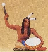 Preiser 54619 G Indian Sitting with Drum Figure