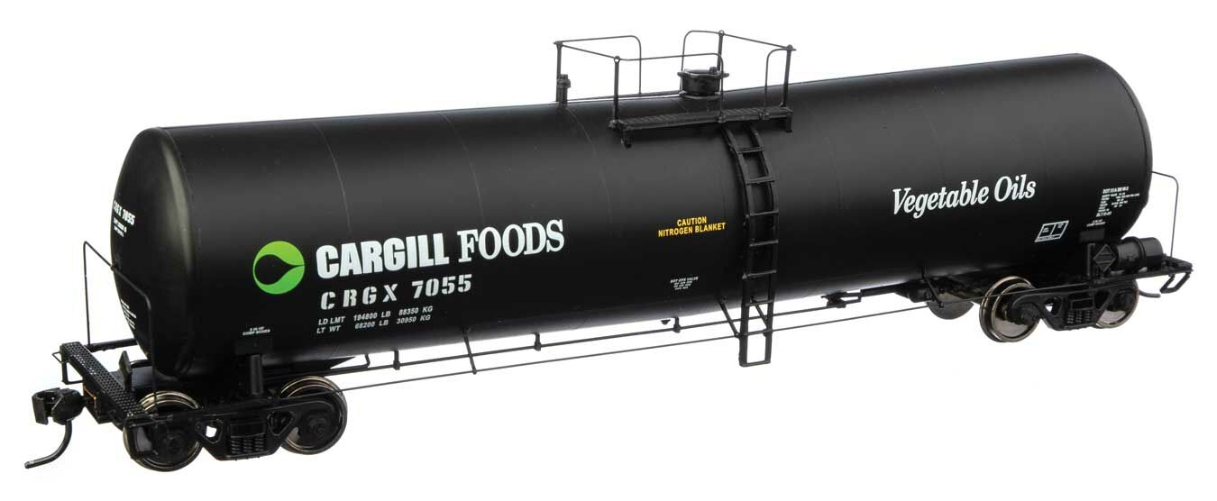 Walthers 920-100249 HO Cargill 54' 23,000 Gallon Funnel-Flow Tank Car RTR #7055