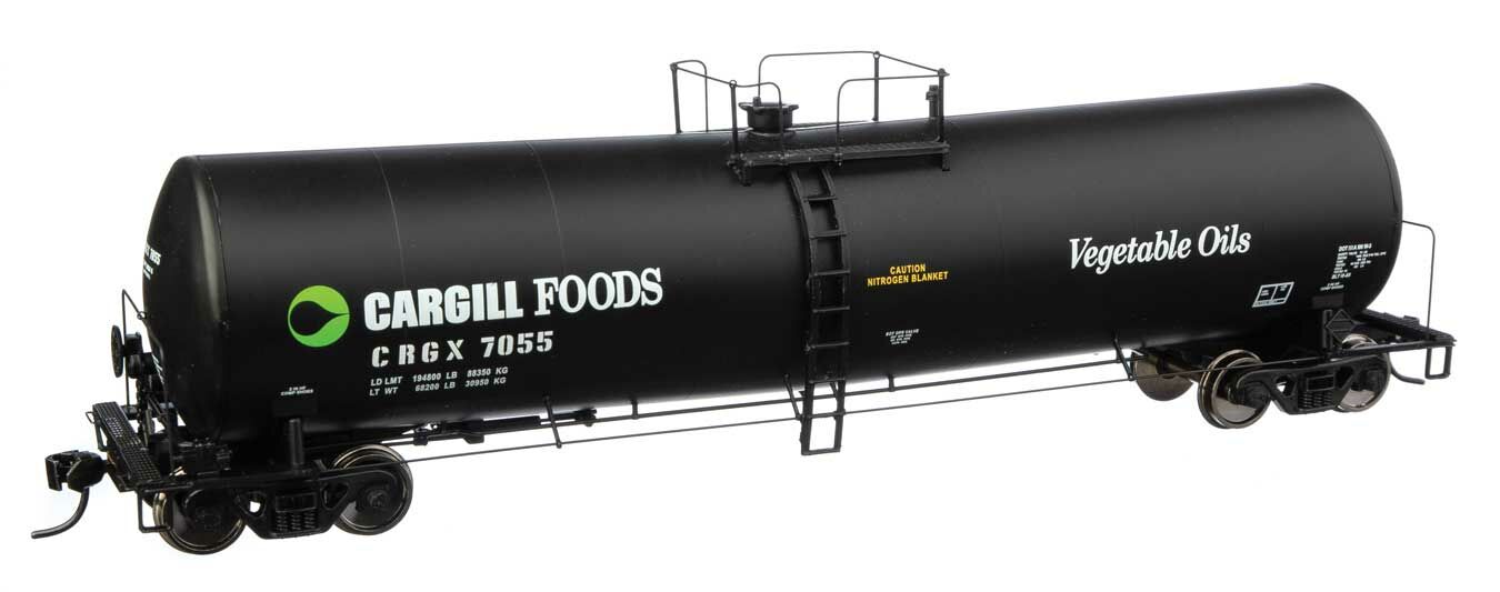 Walthers 920-100249 HO Cargill 54' 23,000 Gallon Funnel-Flow Tank Car RTR #7055