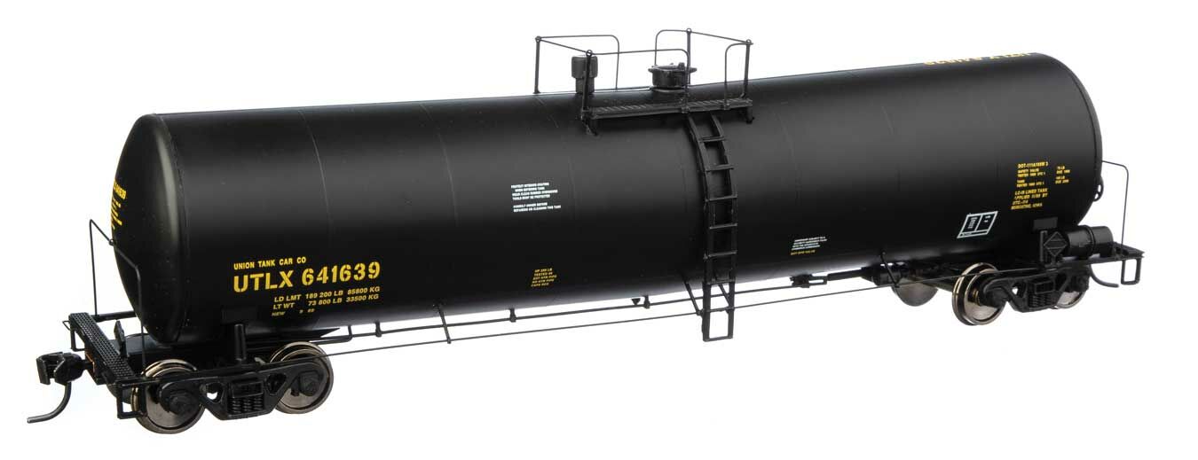 Walthers 920-100267 HO UTLX 54' 23,000 Gallon Funnel-Flow Tank Car RTR #641639