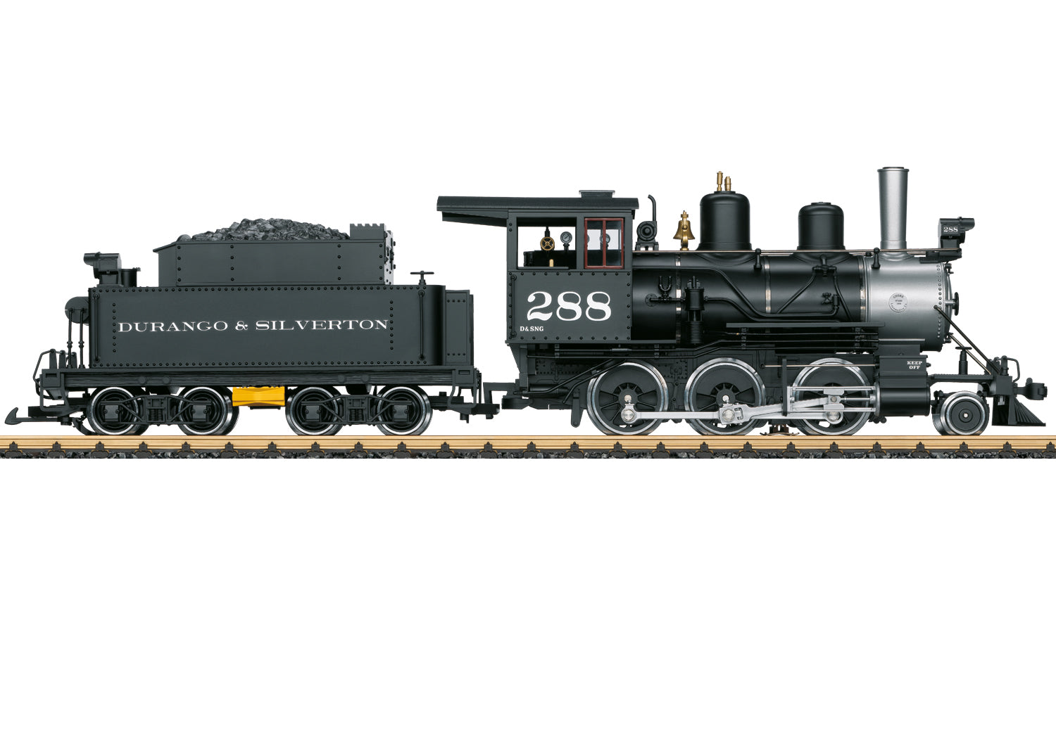 LGB 20283 G Durango & Silverton Mogul Steam Locomotive #288
