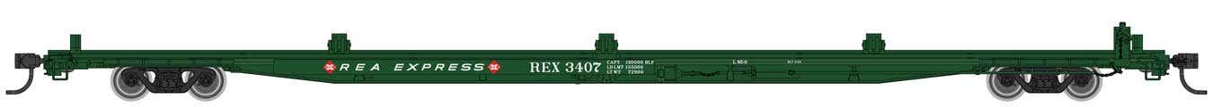 Walthers 910-5527 HO REA 85' General American G85 Flatcar #3407