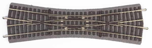 Piko 55424 HO 15° Double Crossing Switch DKW Roadbed A-Track