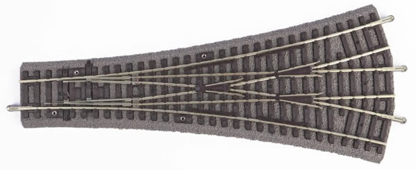Piko 55425 HO 15° R9 Three Way Switch W3 Roadbed A-Track