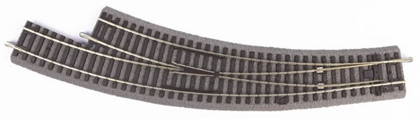Piko 55428 HO Right Curved Switch BWL R3/R4 Roadbed A-Track