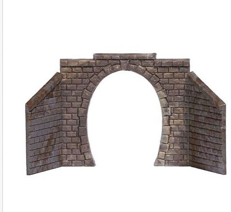 AIM 102 HO Bridge Abutment Wing Walls Cut Stone (Pack of 2)