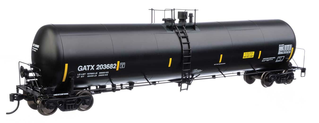Walthers 920-100629 HO GATX 55' Trinity 30,145-Gallon Tank Car RTR #203682