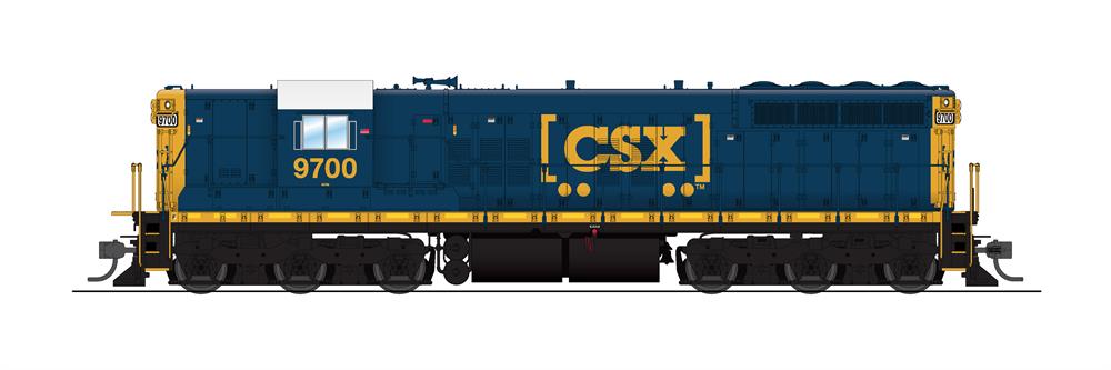 Broadway Limited 5782 HO CSX EMD SD7 Diesel Loco Sound/DC/DCC #9700