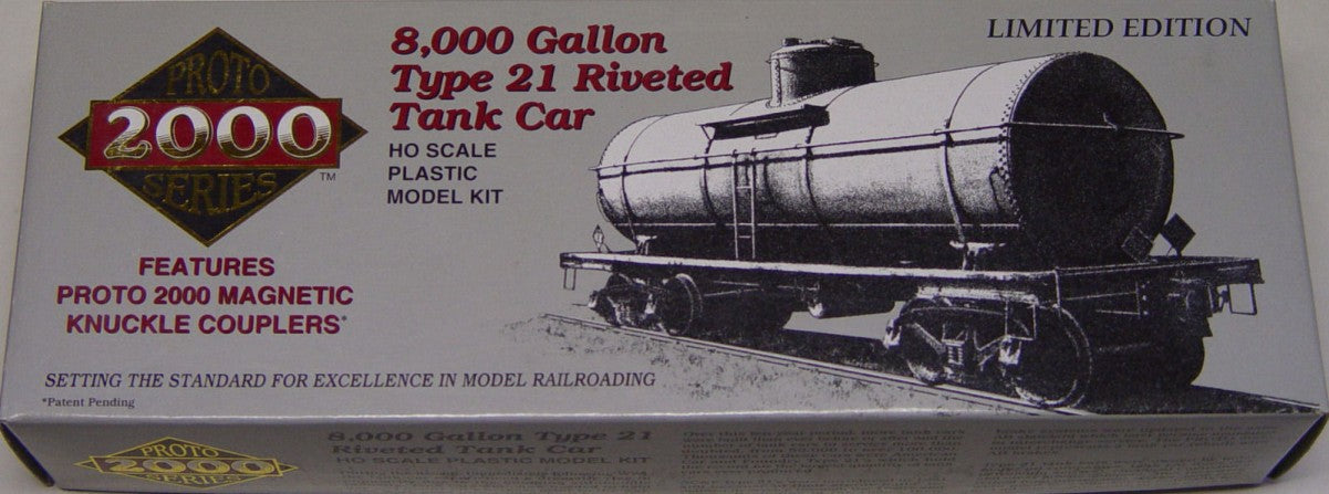 Proto 2000 21889 HO Scale APCO 8,000 Gallon Type 21 Riveted Tank Car 6-Pack