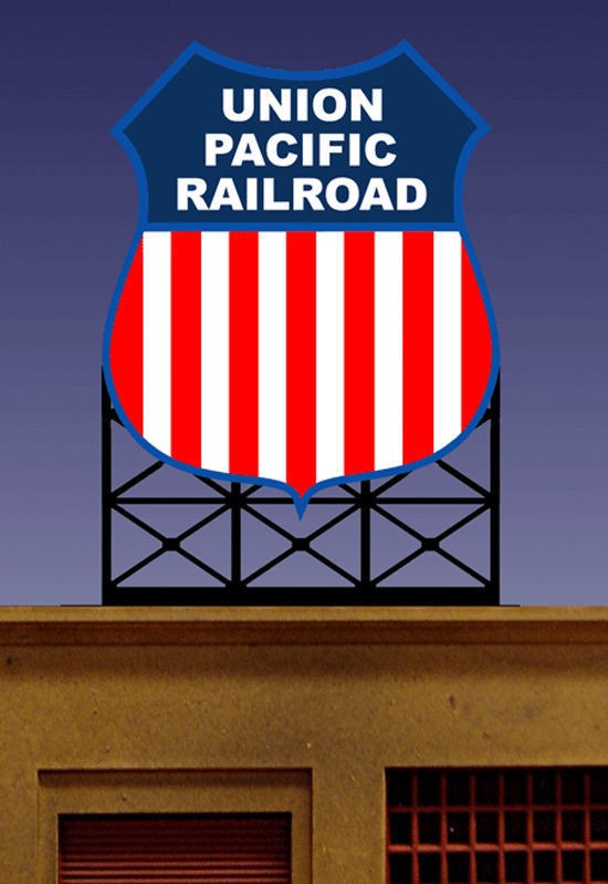 Miller Engineering 881801 O/HO Union Pacific Animated Roadside Billboard