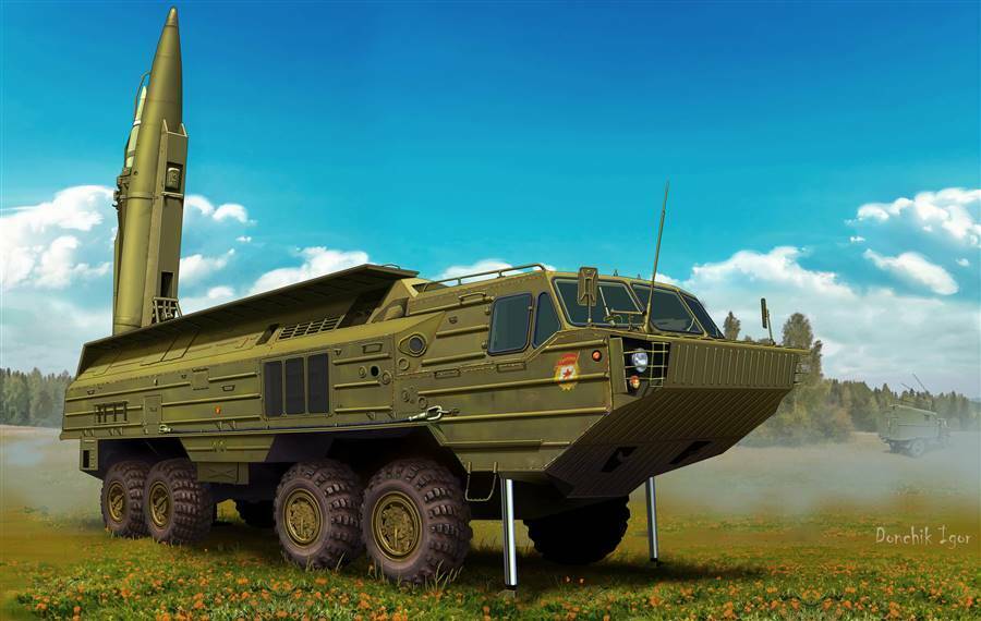 Hobby Boss Models 82926 1:72 Soviet 9K714 OKA (SS-23 Spider) Plastic Model Kit