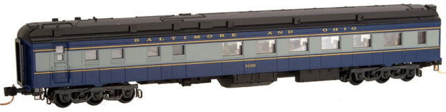 Micro-Trains 14600090 N Baltimore & Ohio 80' Heavyweight Diner Car #1036