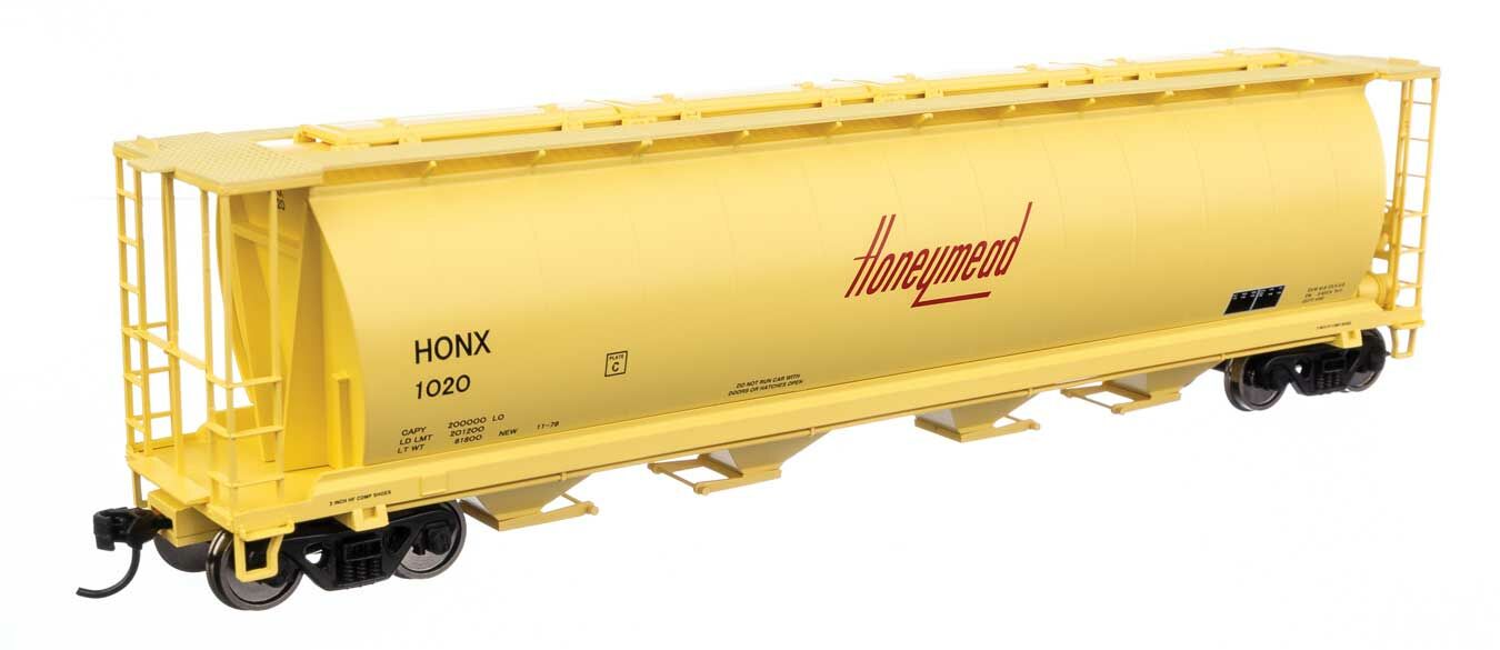 Walthers 910-7898 HO Honeymead 59' Cylindrical Hopper Ready to Run #1020