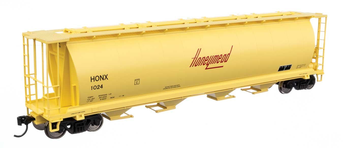 Walthers 910-7899 HO Honeymead 59' Cylindrical Hopper Ready to Run #1024