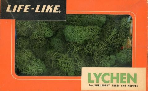 Life Like LL5 HO Scale Lychen for Shrubbery, Trees amd Hedges