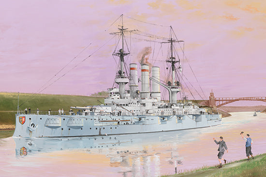 Trumpeter 05355 1:350 Schleswig Holstein Battleship Plastic Model Kit