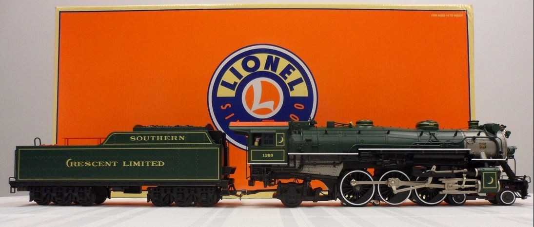 Lionel 6-11334 Southern Crescent Limited 4-6-2 Pacific Steam Loco & Tender #1393