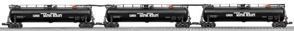 Lionel 6-17983 O Gauge GATX Tank Train Intermediate Cars (Set of 3)
