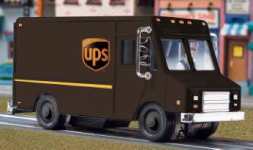 Lionel 6-21456 O Scale RailRoadster Motorized UPS Step Van