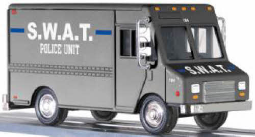 Lionel 6-21552 O RailRoadster S.W.A.T. Team Step Van