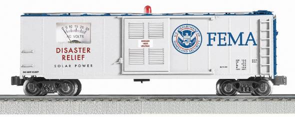 Lionel 6-22323 FEMA Disaster Relief Voltmeter Car