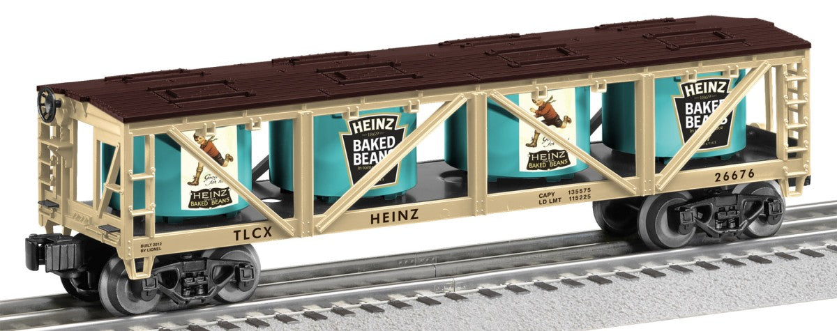 Lionel 6-26676 O Gauge Heinz Baked Beans Vat Car