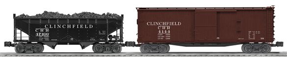 Lionel 6-27061 Clinchfield Steam Freight Cars (Set of 2)