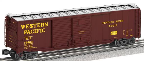 Lionel 6-27459 O Western Pacific Double-Door Boxcar #19404