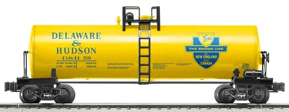 Lionel 6-27484 Delaware & Hudson Unibody Tank Car