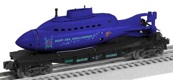 Lionel 6-39486 O Gauge Deep Sea Challenger Submarine Car