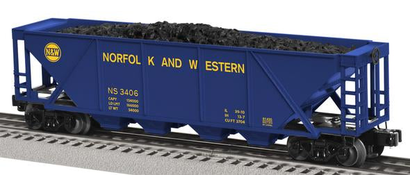 Lionel 6-81435P O N&W NS Heritage Quad Hopper w/Coal Load