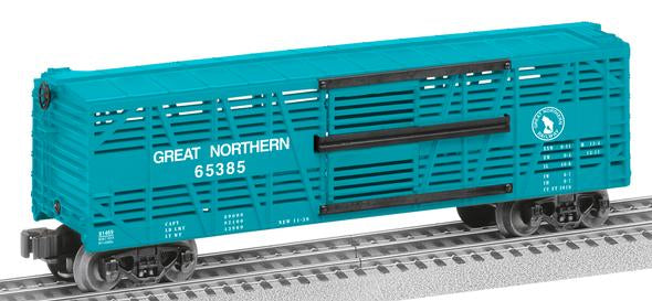 Lionel 6-81469 O Gauge Great Northern Bi-Level Stockcar #65385