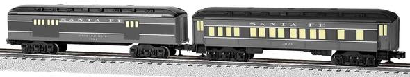 Lionel 6-81779 O Santa Fe Madison Coach & Baggage Car