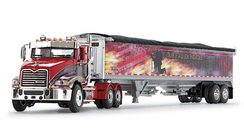 Die Cast Promotions 60-1114 1:64 Fallen Heroes Mercier Transport - Mack Pinnacle