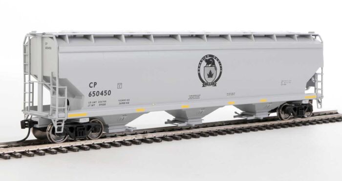 Walthers 910-7722 HO Canadian Pacific 60' NSC 5150 3-Bay Covered Hopper #650450